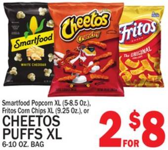C Town Cheetos puffs xl 6-10 oz. bag offer