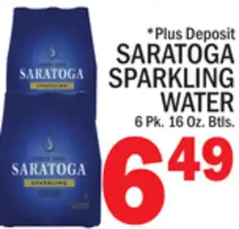 C Town Saratoga sparkling water offer