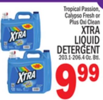 C Town Tropical passion calypso fresh or plus oxi clean xtra liquid detergent offer