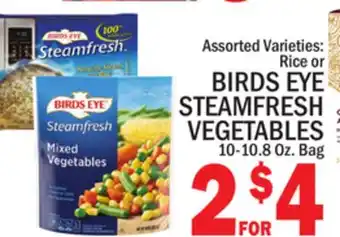 C Town Birds eye steamfresh vegetables offer