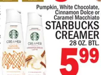 C Town Starbucks creamer offer