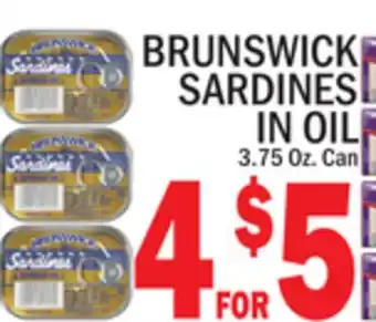 C Town Brunswick sardines in oil offer