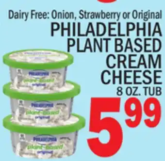 C Town Philadelphia plant based cream cheese offer