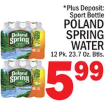 C Town Poland spring water offer