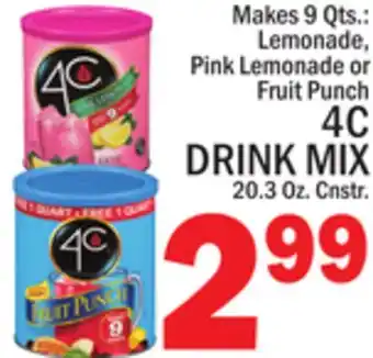 C Town 4c drink mix offer