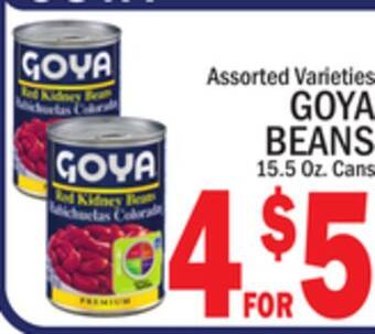 C Town Goya beans offer