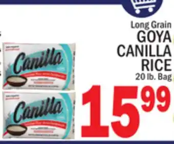 C Town Goya canilla rice offer