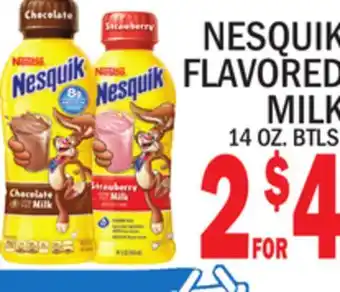 C Town Nesquik flavored milk offer
