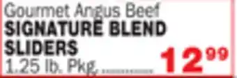Bravo Supermarkets Gourmet angus beef signature blend sliders offer
