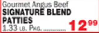 Bravo Supermarkets Signature blend patties offer