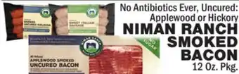 Bravo Supermarkets Niman ranch smoked bacon offer