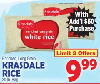Bravo Supermarkets Krasdale rice offer