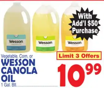Bravo Supermarkets Wesson canola oil offer