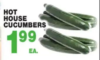 Bravo Supermarkets Hot house cucumbers offer