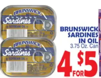 Bravo Supermarkets Brunswick sardines in oil offer