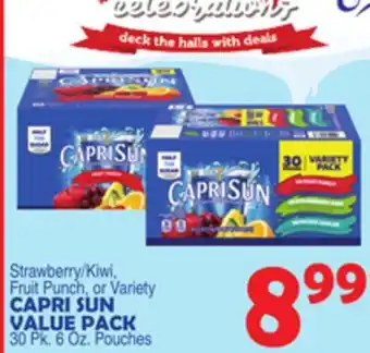 Bravo Supermarkets Capri sun value pack offer