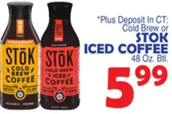Bravo Supermarkets Stok iced coffee offer