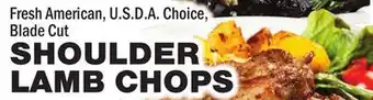 Bravo Supermarkets Shoulder lamb chops offer