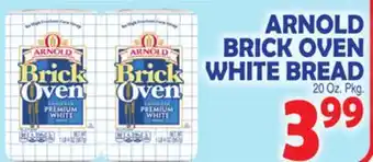 Bravo Supermarkets Arnold brick oven white bread offer