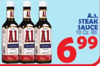 Bravo Supermarkets A. 1. steak sauce offer