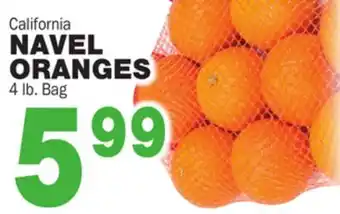Bravo Supermarkets Navel oranges offer
