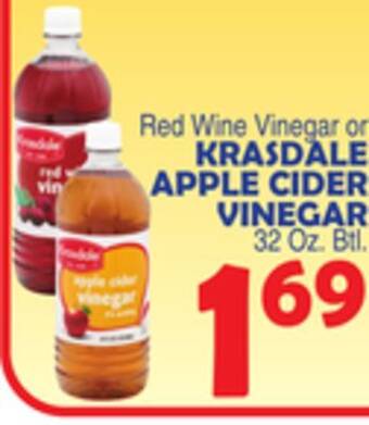 Bravo Supermarkets Krasdale apple cider vinegar offer
