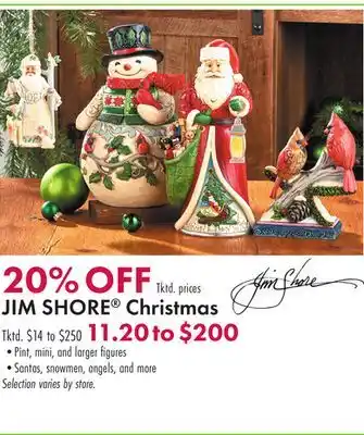 Boscov's Jim shore christmas offer
