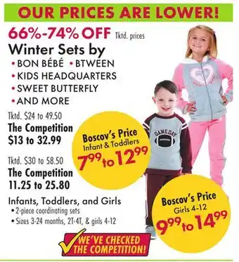 Boscov's Winter sets by offer