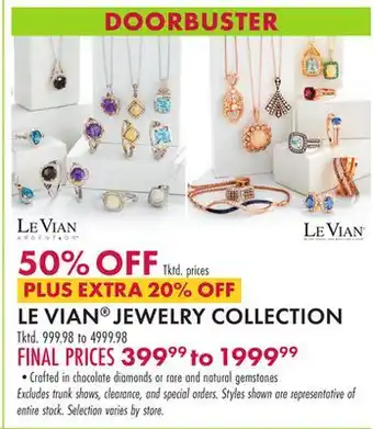 Boscov's Le vian jewelry collection offer