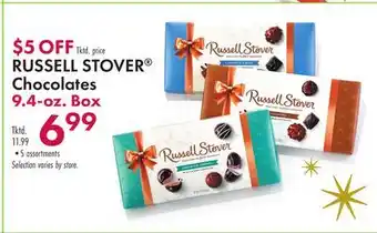 Boscov's Russell stover chocolates offer
