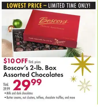 Boscov's Boscov's 2-lb. box assorted chocolates offer
