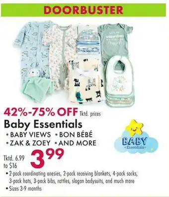 Boscov's Baby essentials offer
