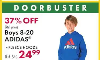 Boscov's Boys 8-20 adidas offer