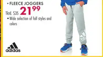 Boscov's Fleece joggers offer