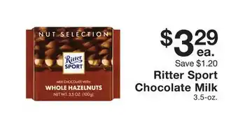 Fairway Store Market Ritter sport chocolate milk offer
