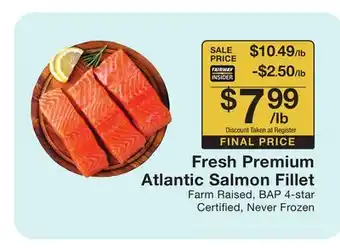Fairway Store Market Fresh premium atlantic salmon fillet offer