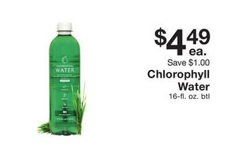 Fairway Store Market Chlorophyll water offer