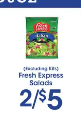 Price Rite Fresh express salads offer