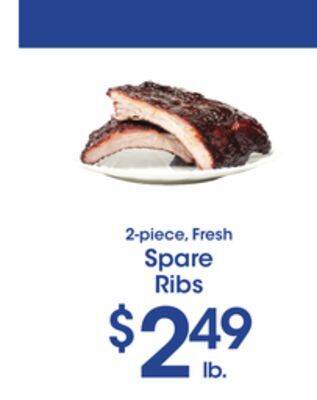 Price Rite Spare ribs offer