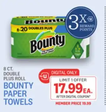 Kings Food Markets Bounty paper towels offer