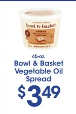 Price Rite Bowl & basket vegetable oil spread offer