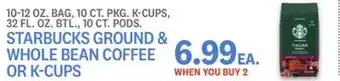 Kings Food Markets Starbucks ground & whole bean coffee or k-cups offer
