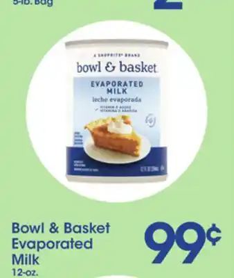 Price Rite Bowl & basket evaporated milk offer