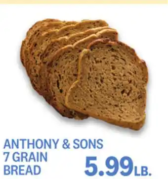 Kings Food Markets Anthony & sons 7 grain bread offer