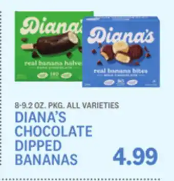 Kings Food Markets Diana's chocolate dipped bananas offer