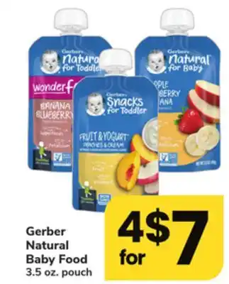 ACME Gerber natural baby food offer