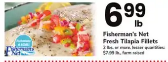 ACME Fisherman's net fresh tilapia fillets offer