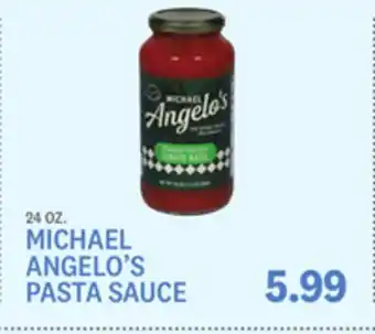 Kings Food Markets Michael angelo's pasta sauce offer