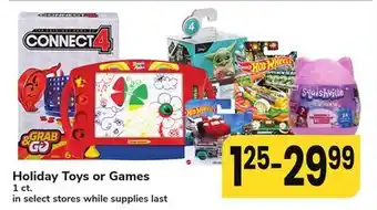 ACME Holiday toys or games offer
