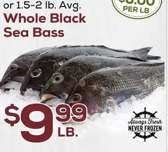 DeCicco & Sons Whole black sea bass offer